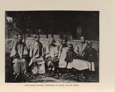 THE FORMER MILITARY COMMANDER OF KULDJA AND HIS FAMILY.