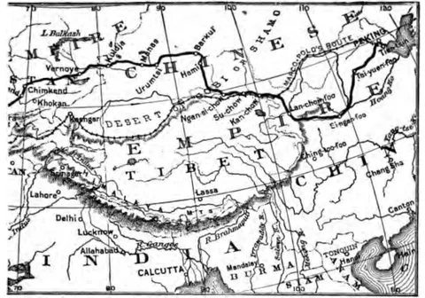 Map of region east of the Bosporus