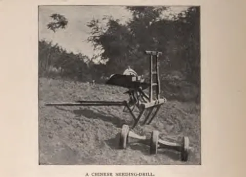 A CHINESE SEEDING-DRILL