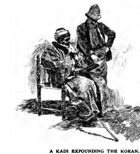 A KADI EXPOUNDING THE KORAN.
