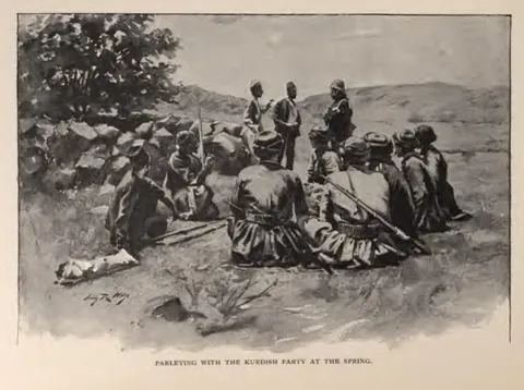 Preparation with Kurdish party at springs