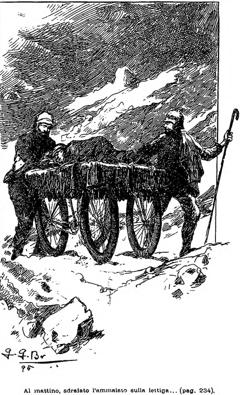 Al mattino, sdraiato l'ammalato sulla lettiga... (pag. 234)