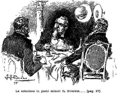 La colazione in pochi minuti fu divorata.... (pag. 27)