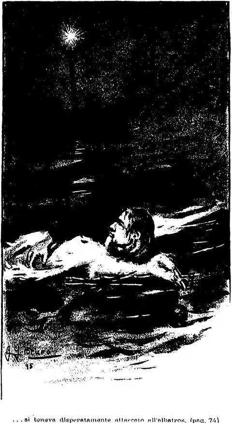 ...si teneva disperatamente attaccato all'albatro... (pag. 74)