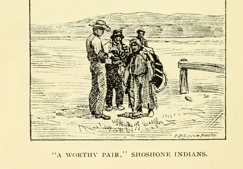 A Worthy Pair, Shoshone Indians