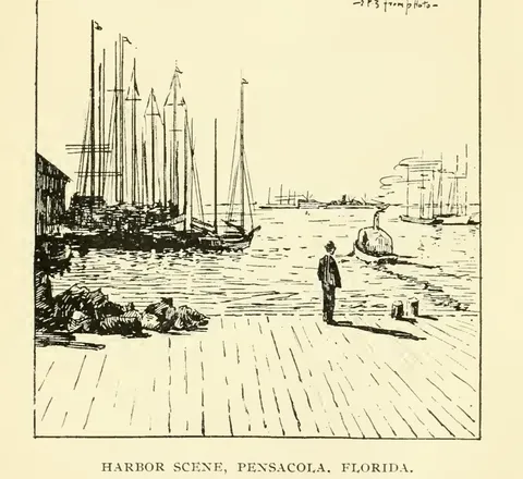 Harbor Scene, Pensacola, Florida