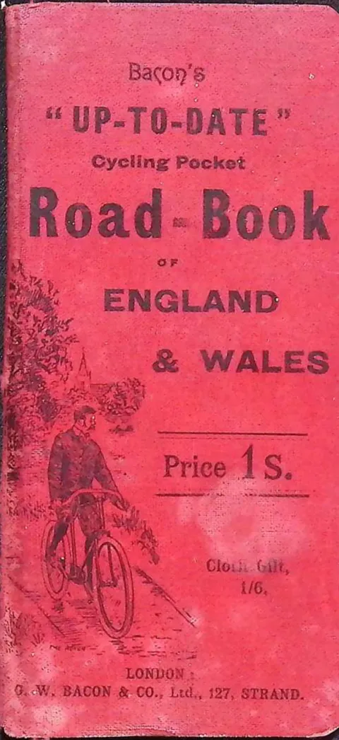 Bacon's "Up-to-Date" Cycling Pocket Road Book of England & Wales, front cover