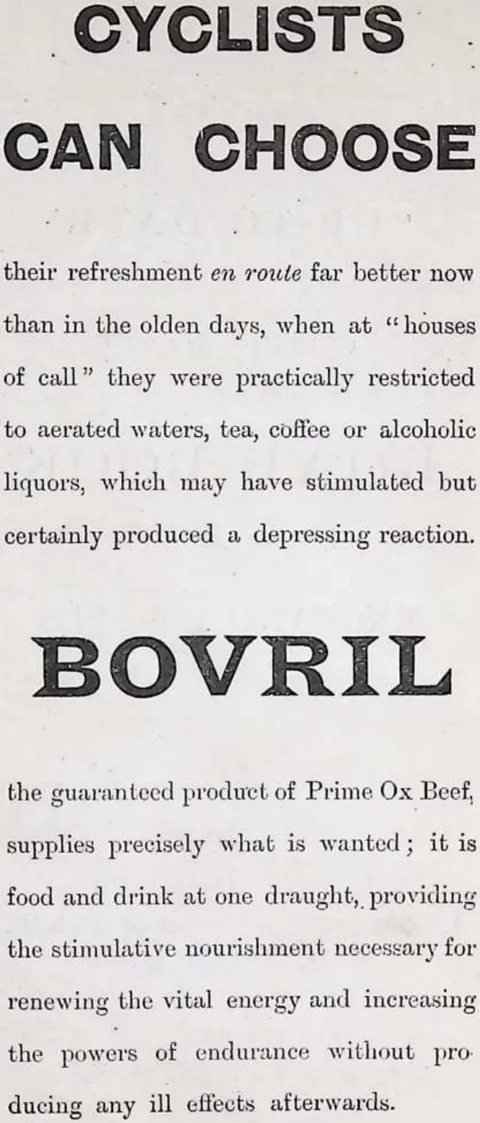 Cyclists Can Choose, Bovril