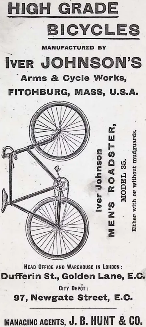 High Grade Bicycles manufactured by Iver Johnson's Arms & Cycle Works