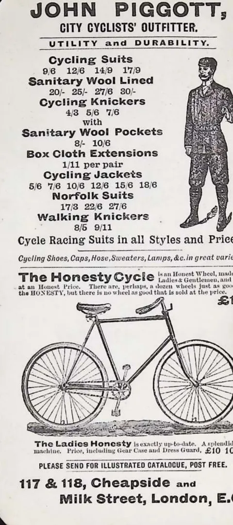 John Piggott, City Cyclists' Outfitter