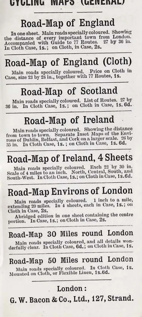 Bacon's Cycling Maps (General)