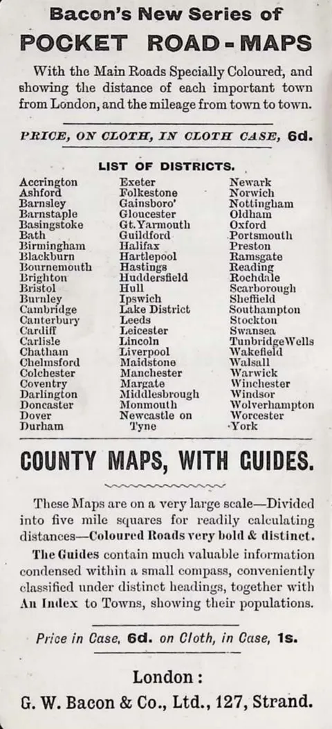 Bacon's New Series of Pocket Road-Maps