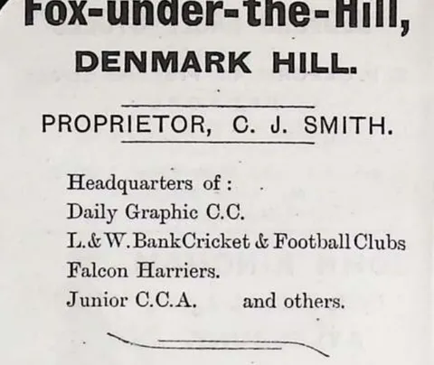 Fox-under-the-Hill, Denmark Hill