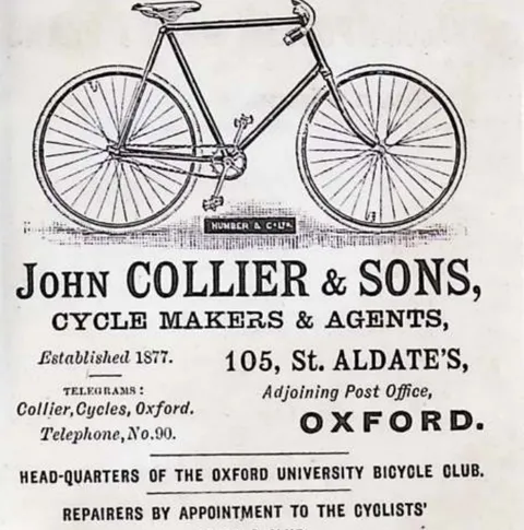 John Collier & Sons, Cycle Makers & Agents, Oxford