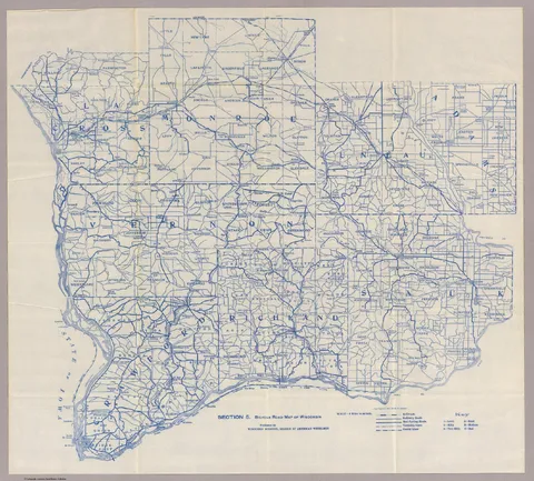 Section 5. Bicycle Road Map of Wisconsin