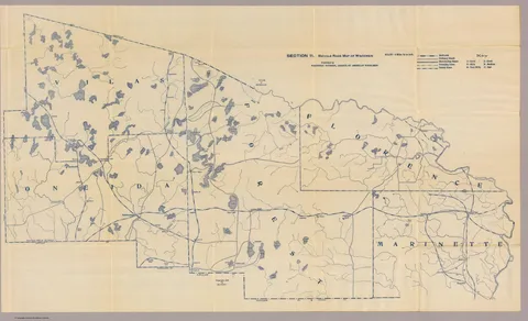 Section 11. Bicycle Road Map of Wisconsin
