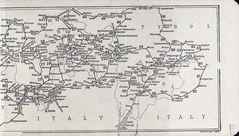 Alpine Routes Map