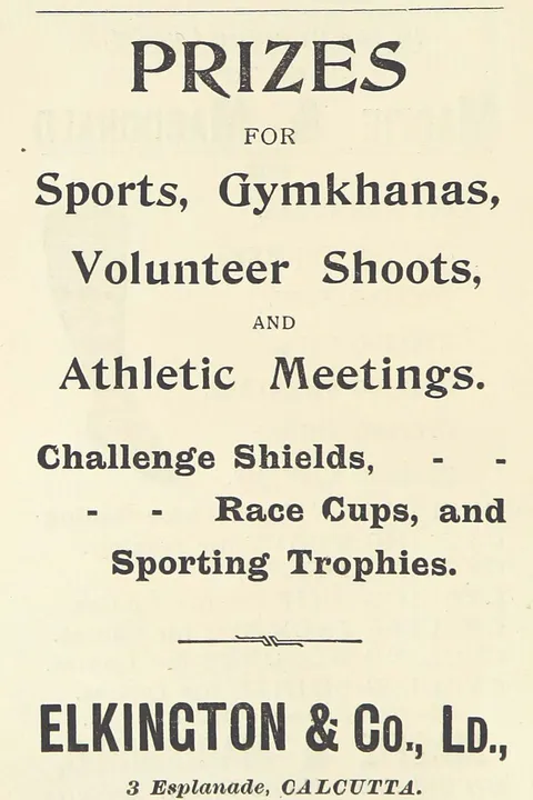 Elkington & Co.…Prizes for Sports, Gymkhanas, Volunteer Shoots