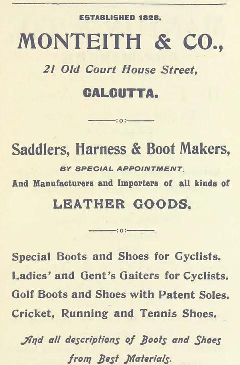 Monteith & Co.…Saddlers, Harness & Boot Makers