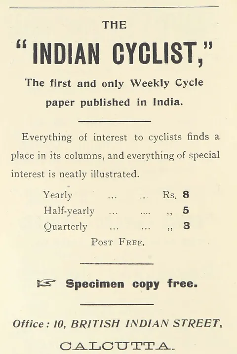 The “Indian Cyclist”…First and Only Weekly Cycle Paper