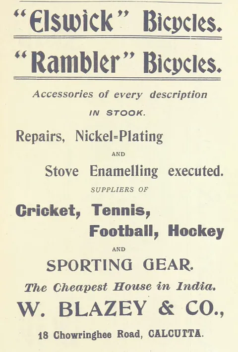 W. Blazey & Co.…Elswick and Rambler Bicycles