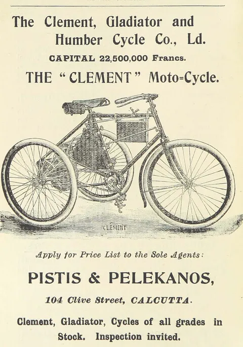 The Clement, Gladiator and Humber Cycle Co.…The ‘Clement’ Moto-Cycle