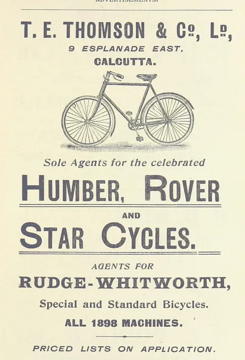 T. E. Thomson & Co.…Humber, Rover and Star Cycles