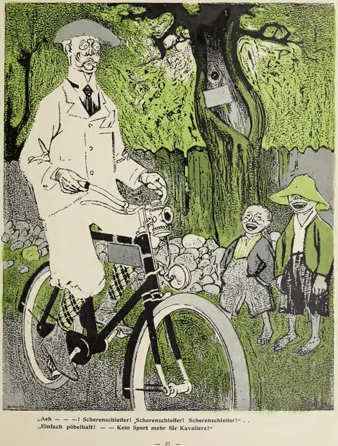 Der Radkavalier.