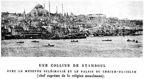 Une colline de Stamboul avec la Mosquée Suléimanié et le Palais du Cheikh-ul-Islam