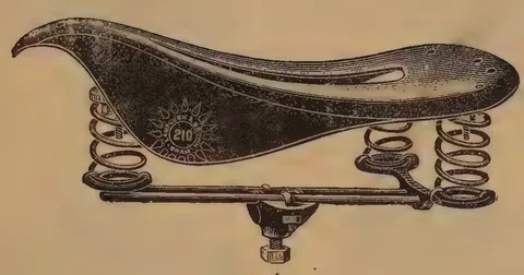 Planche I, Figure I: Bicycle saddle with coil springs