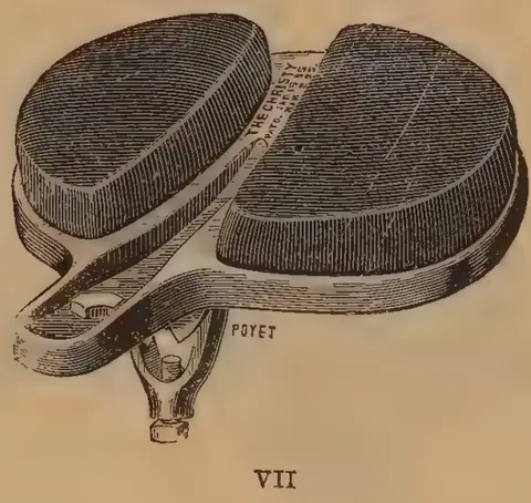 Planche II, Figure VII: Bicycle saddle design