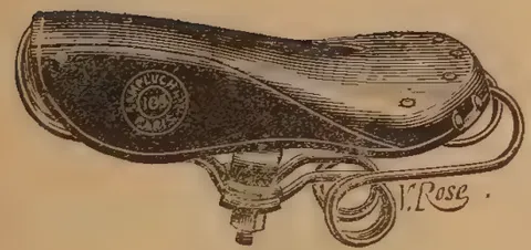 Planche II, Figure II: Bicycle saddle variant