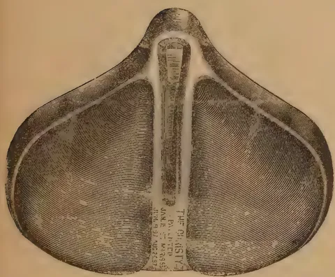 Planche III, Figure III: Bicycle saddle design