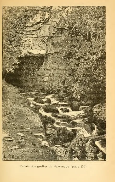 Entrée des grottes de Sassenage (page 150).