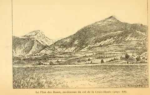 Le Plan des Roses, au-dessous du col de la Croix-Haute (page 168).
