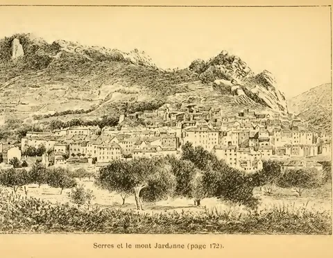 Serres et le mont Jardanne (page 172).