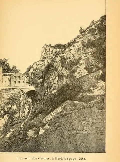 Le ravin des Carmes, à Barjols (page 218)