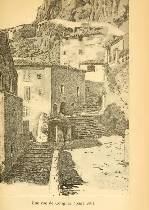 Une rue de Cotignac (page 240)