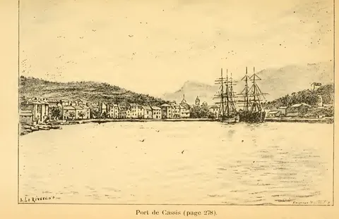 Port de Cassis (page 278). (D’après une photographie de M. H. Ferrand.)