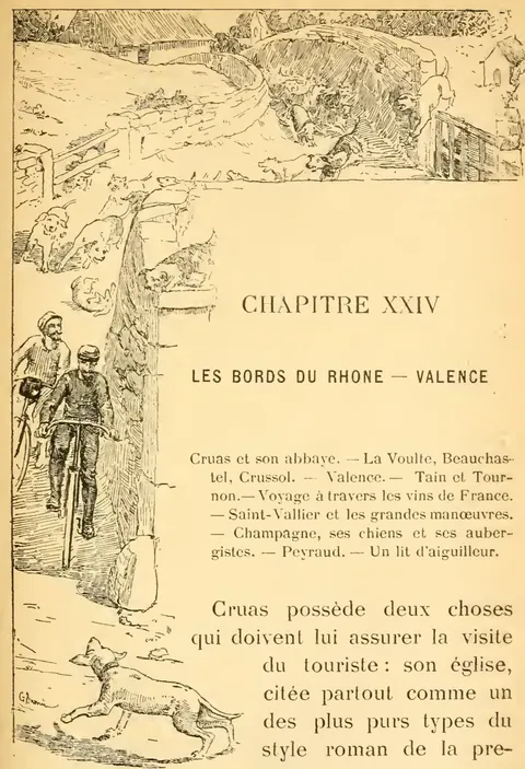 Chapitre XXIV: Les bords du Rhône, Valence