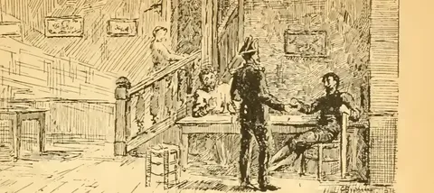 Interior scene for Chapter XXVIII