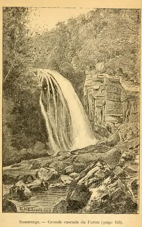 Sassenage., Grande cascade du Furon (page 153).