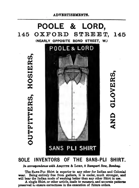 Poole & Lord Sans-Pli Shirt