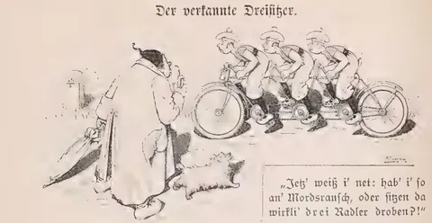 Der verkannte Dreisitzer.