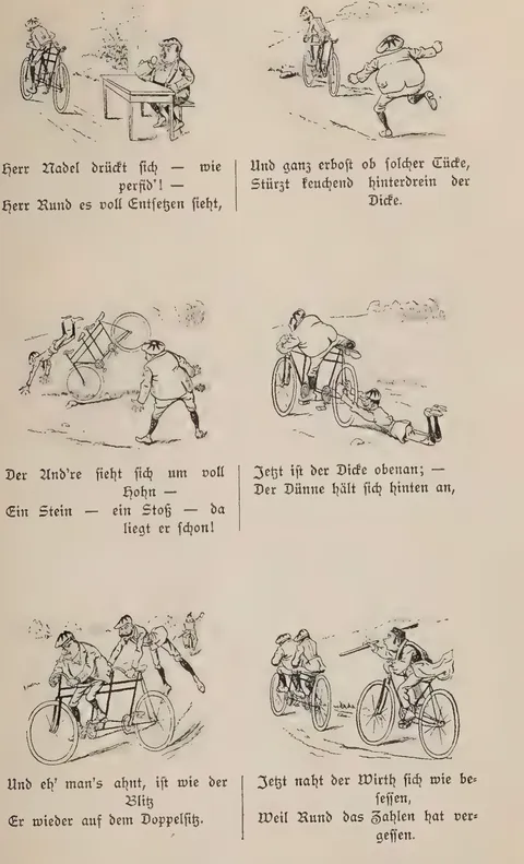 Eine Tandem-Fahrt.
