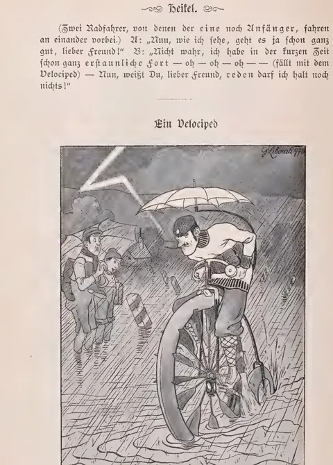 Ein Velociped für Regenwetter