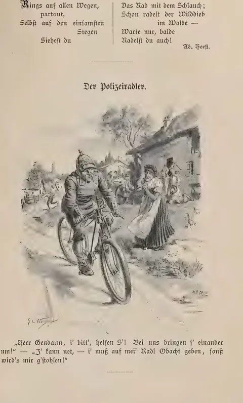 Der Polizeiradler