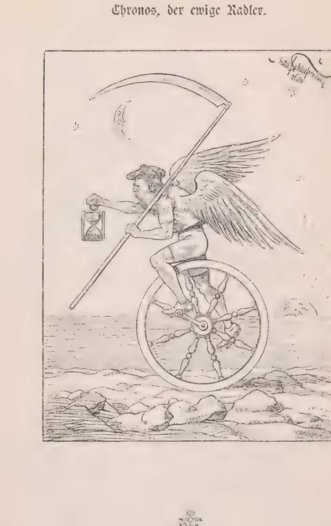 Chronos, der ewige Radler.