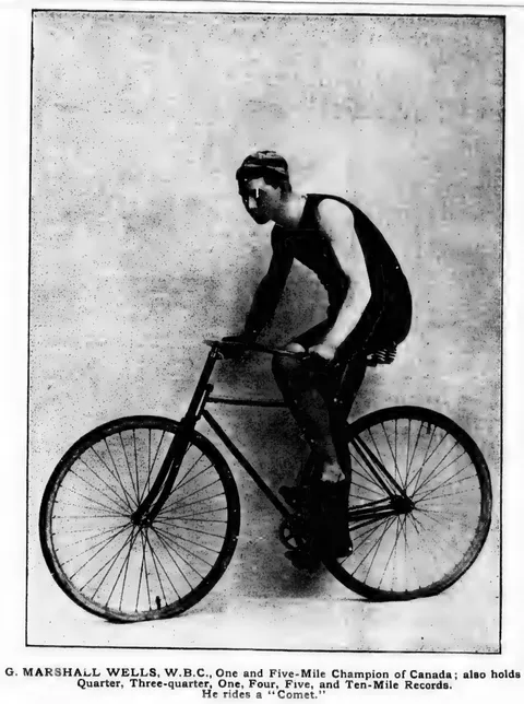 G. Marshall Wells on a "Comet"