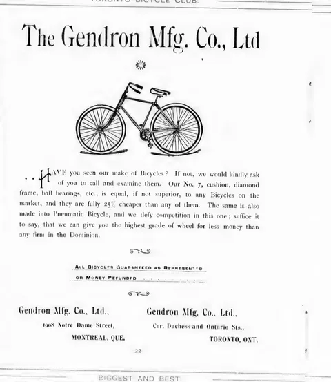The Gendron Mfg. Co., Ltd.